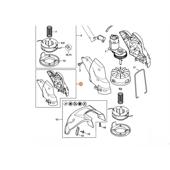 STIHL  Obudowa silnika 4522 600 0800